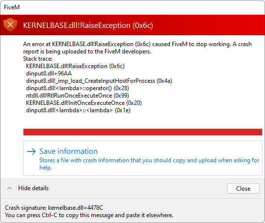 Kernelbase dll unknownfunction